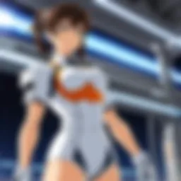 Conceptual representation of energy and technology in railgun anime