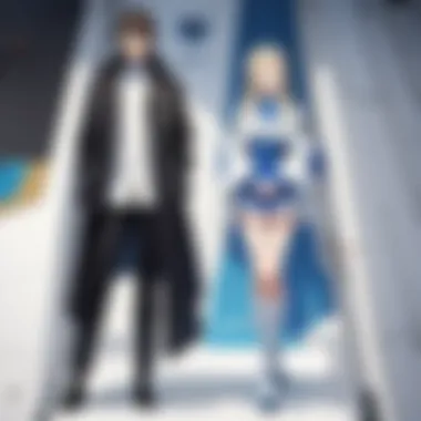Intricate Design of Air Force One A detailed illustration showcasing the intricate design of Air Force One in a popular anime series