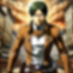 Symbolic representation of freedom in Attack on Titan