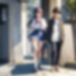 A poignant moment showcasing the emotional climax of Clannad After Story.