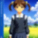 Cover art of Clannad Blu-ray showcasing vibrant visuals.