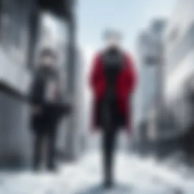 Thematic Elements in Tokyo Ghoul Artistic depiction of the thematic elements present in Tokyo Ghoul.