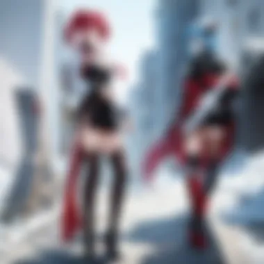 Cultural Influences in Character Design A visual representation of cultural influences in anime character design
