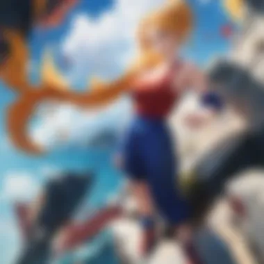 Iconic Characters of Dragon Ball Z A collage of iconic characters from Dragon Ball Z