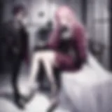 Symbolic representation of the dark romance in Diabolik Lovers