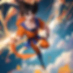 Goku in action during a pivotal moment in Dragon Ball Super