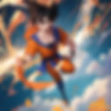 Goku in action during a pivotal moment in Dragon Ball Super