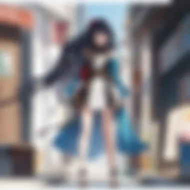 Cultural Motifs in Anime Storytelling A collage of cultural motifs present in anime, illustrating their significance in storytelling