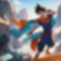 Cover art of Dragon Ball manga showcasing Goku