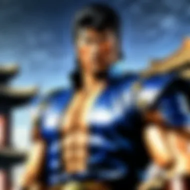 Fierce Battles of Fist of the North Star Iconic scene depicting the fierce battles of Fist of the North Star