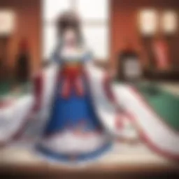 A traditional Hina Matsuri display featuring ornate dolls