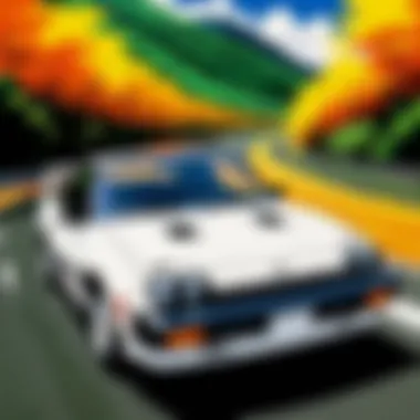 The Beautiful Backdrops of Initial D Scenic view of the Japanese countryside