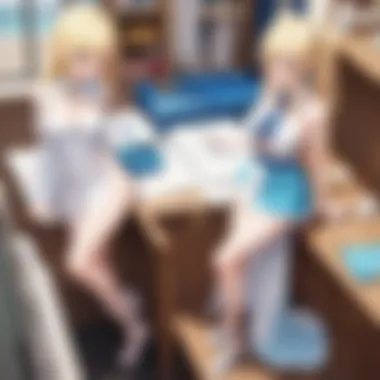 Embodied Magic: Cosplaying Lucy Heartfilia Cosplayer embodying Lucy Heartfilia with magical celestial keys