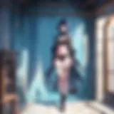 The protagonist of 'Tatoeba Last Dungeon' in a moment of reflection