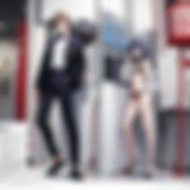A collage of famous anime playboy characters from various series.