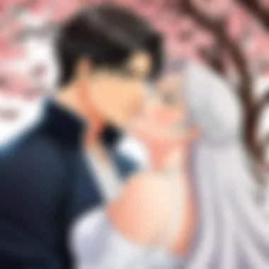 A captivating scene from a romance manhwa showcasing a heartfelt moment between characters.