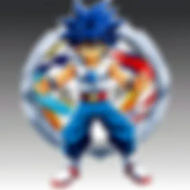 A Journey Through Beyblade Design Evolution The evolution of Beyblade spinning tops shown through various designs