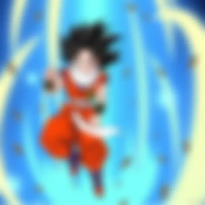 Iconic Characters of Dragon Ball Heroes A collage of iconic characters highlighting their unique traits and transformations