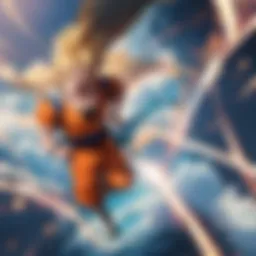 Goku in Super Saiyan transformation