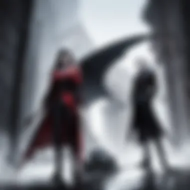 Alucard: The Eternal Hunter A captivating scene depicting Alucard in action