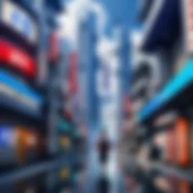 A Vision of Tomorrow: Japanese Sci-Fi Cityscapes Futuristic cityscape inspired by Japanese sci-fi