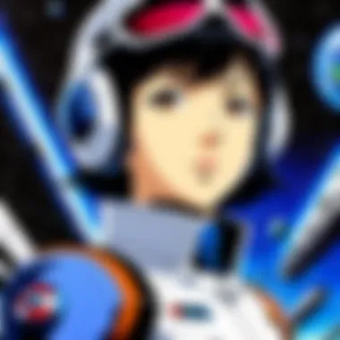 Anime Odyssey: The Evolution of Sci-Fi Narratives Collage of renowned anime series depicting sci-fi themes
