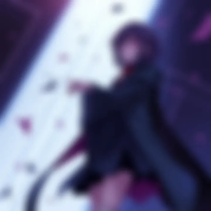 A moody landscape depicting Cross Academy, the central setting of Vampire Knight.