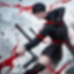 Dynamic fight scene from Jujutsu Kaisen movie showcasing intense action.