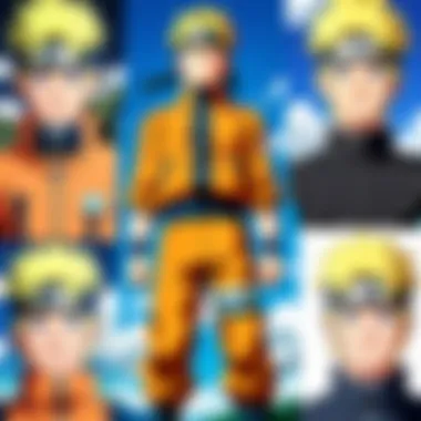 An illustrated comparison of themes in 'The Last: Naruto the Movie' and the original series.