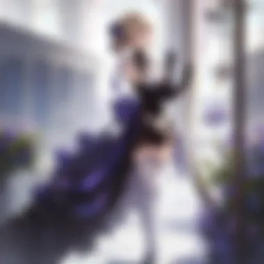 The Power of Words in Violet Evergarden A serene landscape depicting a letter being written, symbolizing communication and emotion.