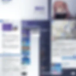 A vibrant depiction of Yahoo Japan's homepage showcasing its diverse services