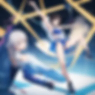 Intense Skating Performance in 'Yuri on Ice' A captivating scene from 'Yuri on Ice' showcasing an intense skating performance.