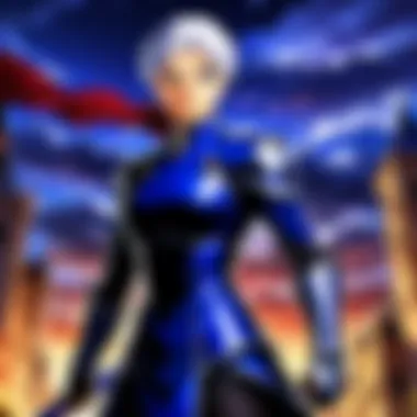 Epic Battles of Fate Stay Night An artistic representation of the iconic battles within Fate Stay Night.