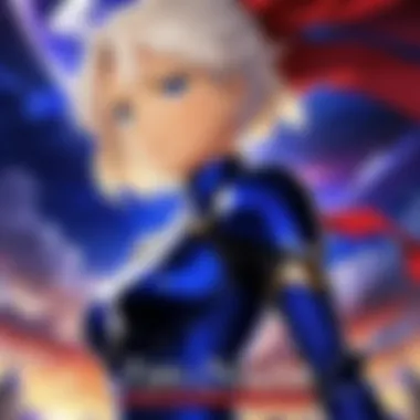 Themes and Narratives Explored A thematic collage representing the complex narrative of Fate Stay Night.