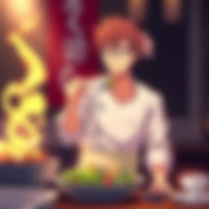 An intense moment showcasing a critical competition that encapsulates the spirit of ambition in the series