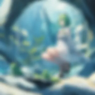Surreal Frog in a Dreamlike Landscape A stunning digital artwork showcasing a frog in a surreal landscape.
