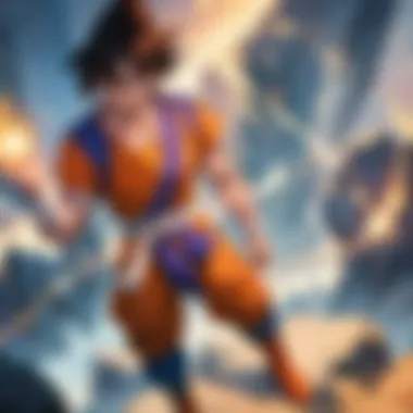 The Power of Friendship: Goku and His Allies Goku surrounded by allies, representing unity and friendship