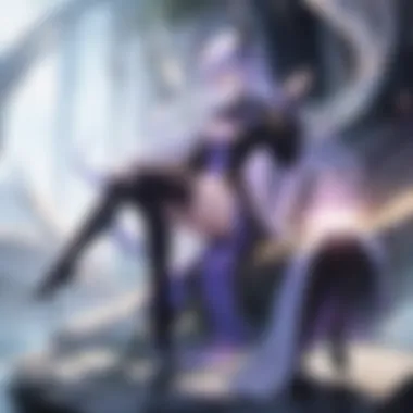Mystical Realm Exploration A captivating scene illustrating the mystical setting of 'Grandmaster of Demonic Cultivation'.