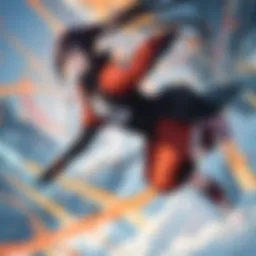 Naruto character in a dynamic pose