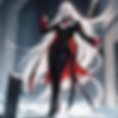 Alucard Unleashed A stunning portrayal of Alucard in action, showcasing his formidable powers