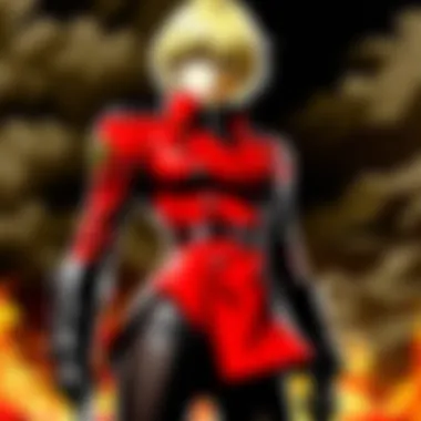 A compelling close-up of Seras Victoria, illustrating her character depth