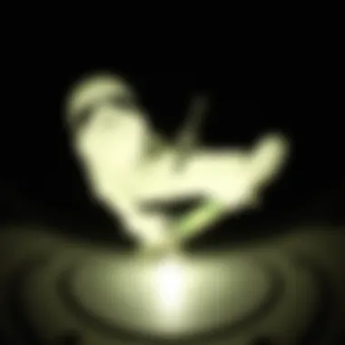 Skating scene that captures the thrill of competition