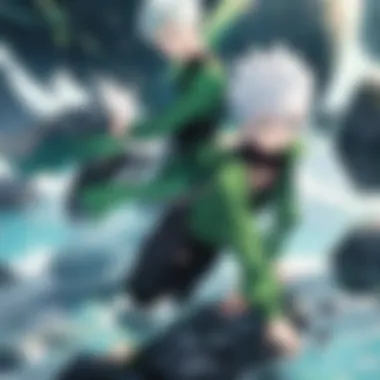 The Bond of Gon and Killua A captivating scene showcasing Gon and Killua's friendship.