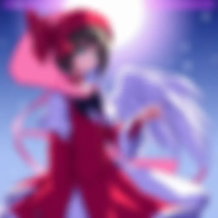 A captivating group of cosplayers engaged in a dynamic community event, celebrating anime culture.