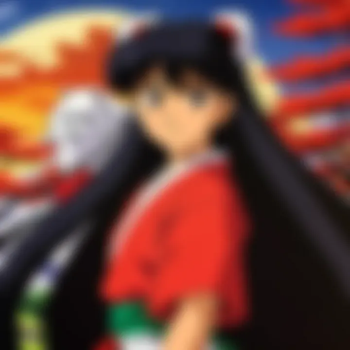 An illustration depicting the narrative arc of Inuyasha