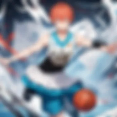 Symbolic representation of rivalry and competition depicted in Kuroko's Basketball