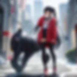 A vibrant collage showcasing various anime styles available on Netflix