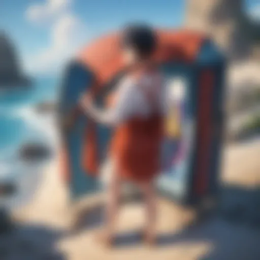 A vibrant scene from One Piece showcasing Luffy and his crew