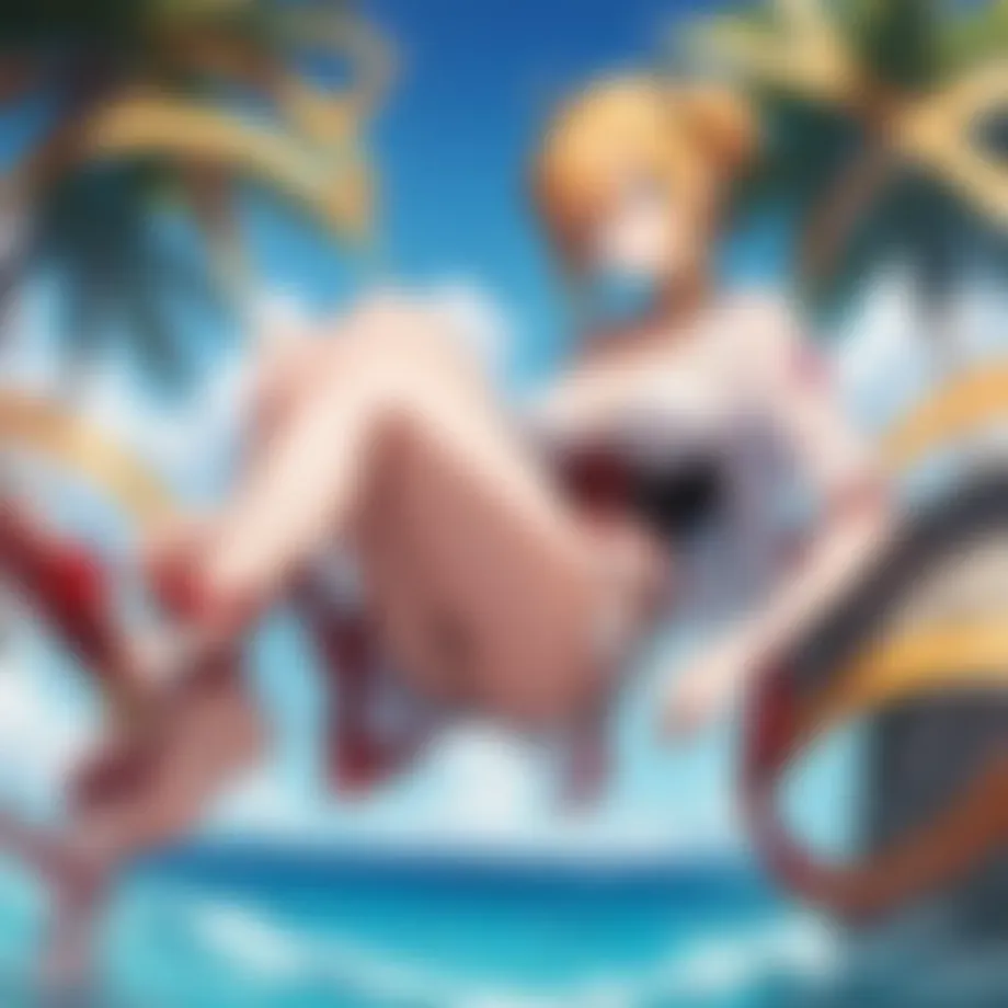 Dynamic scene showcasing the battle between Z and the Straw Hat Pirates