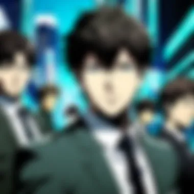 An infographic comparing streaming platforms available for Psycho-Pass